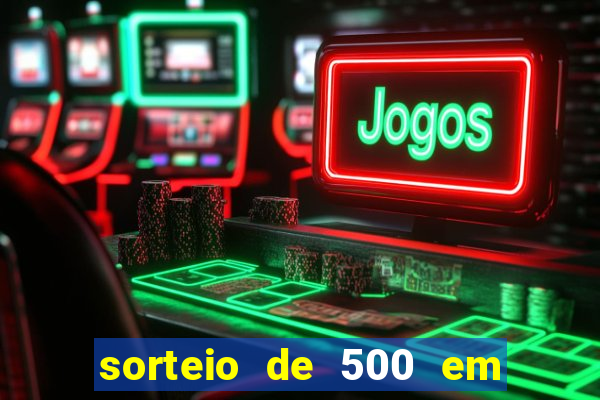 sorteio de 500 em cash toda segunda feira novibet